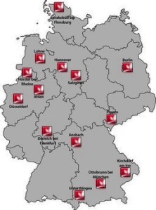 lautlos durch Deutschland - Karte